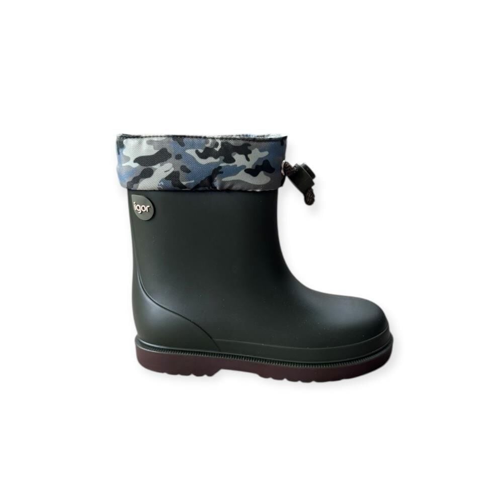 IGOR Bimbi Camo Erkek Çocuk Yağmur Çizmesi W10212 Haki - 22