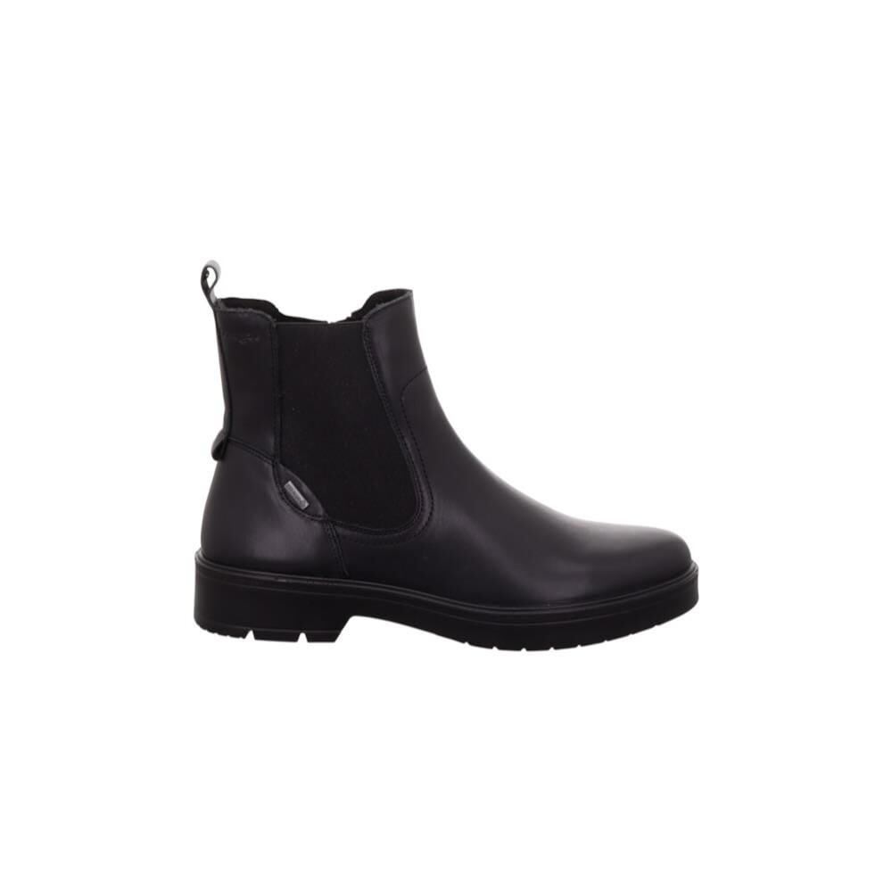 LEGERO Mystic Gore-Tex Kadın Lastikli Fermuarlı Bot 2-000191-1 Siyah Deri - 37