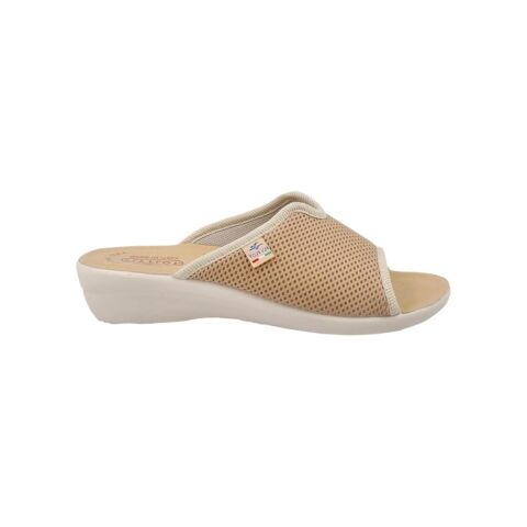 FLY FLOT Cloth Kadın Terlik T4-429 BEJ KUMAS - 37