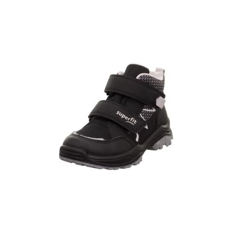 SUPERFIT Jupiter Geniş Kalıp Gore-Tex Erkek Çocuk Cırtlı Bot 1-000056-1 (25-30) SİYAH AÇIK GRİ KUMAŞ - 28