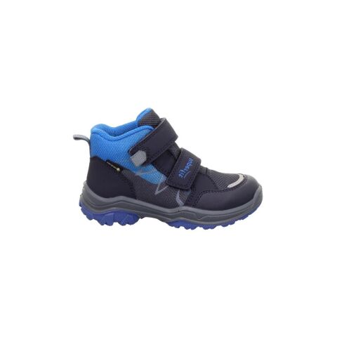 SUPERFIT Jupiter Geniş Kalıp Gore-Tex Erkek Çocuk Cırtlı Bot 1-000056-2 (31-35) Lacivert Mavi Kumaş - 32