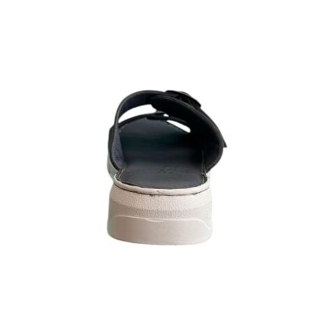 EXTRAFIT Geniş Kalıp Tokalı Terlik 601-23637 Gri Deri - 38