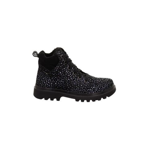 SUPERFIT Abby Nova Orta Genişlik Gore-Tex Kız Çocuk Bağcıklı Fermuarlı Bot 1-000612-2 (31-35) Siyah - 34