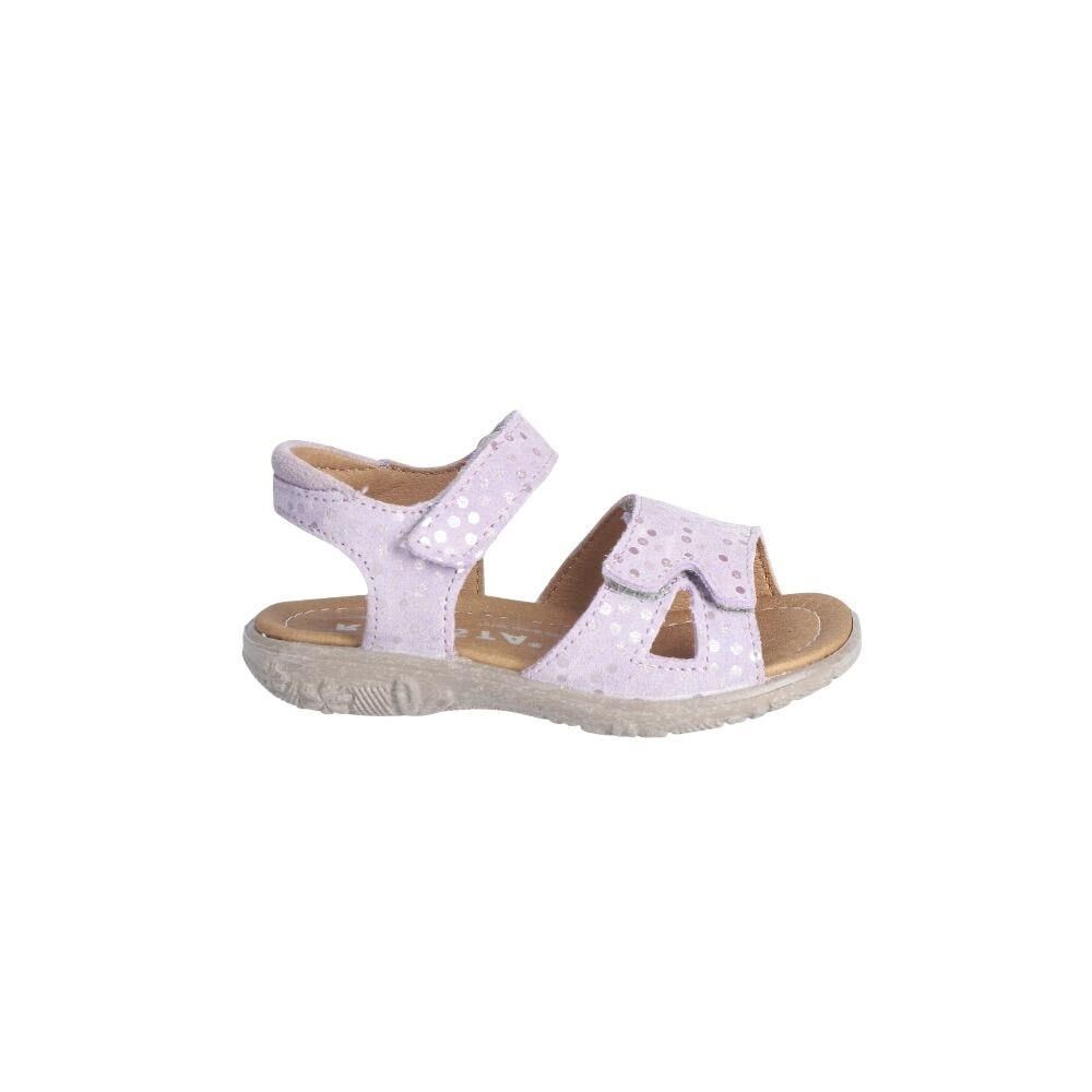 RICOSTA Moni Orta Genişlik Kız Çocuk Cırtlı Sandalet 6400202-2 (31-35) Mor Süet - 34