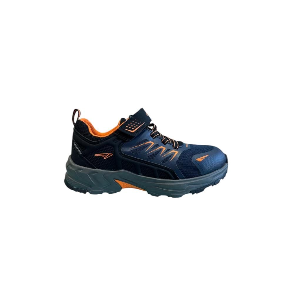 FORELLI Artuk Water Proof Bağcıklı Cırtlı Erkek Outdoor Ayakkabı 76383 Lacivert Turuncu Kumaş - 34
