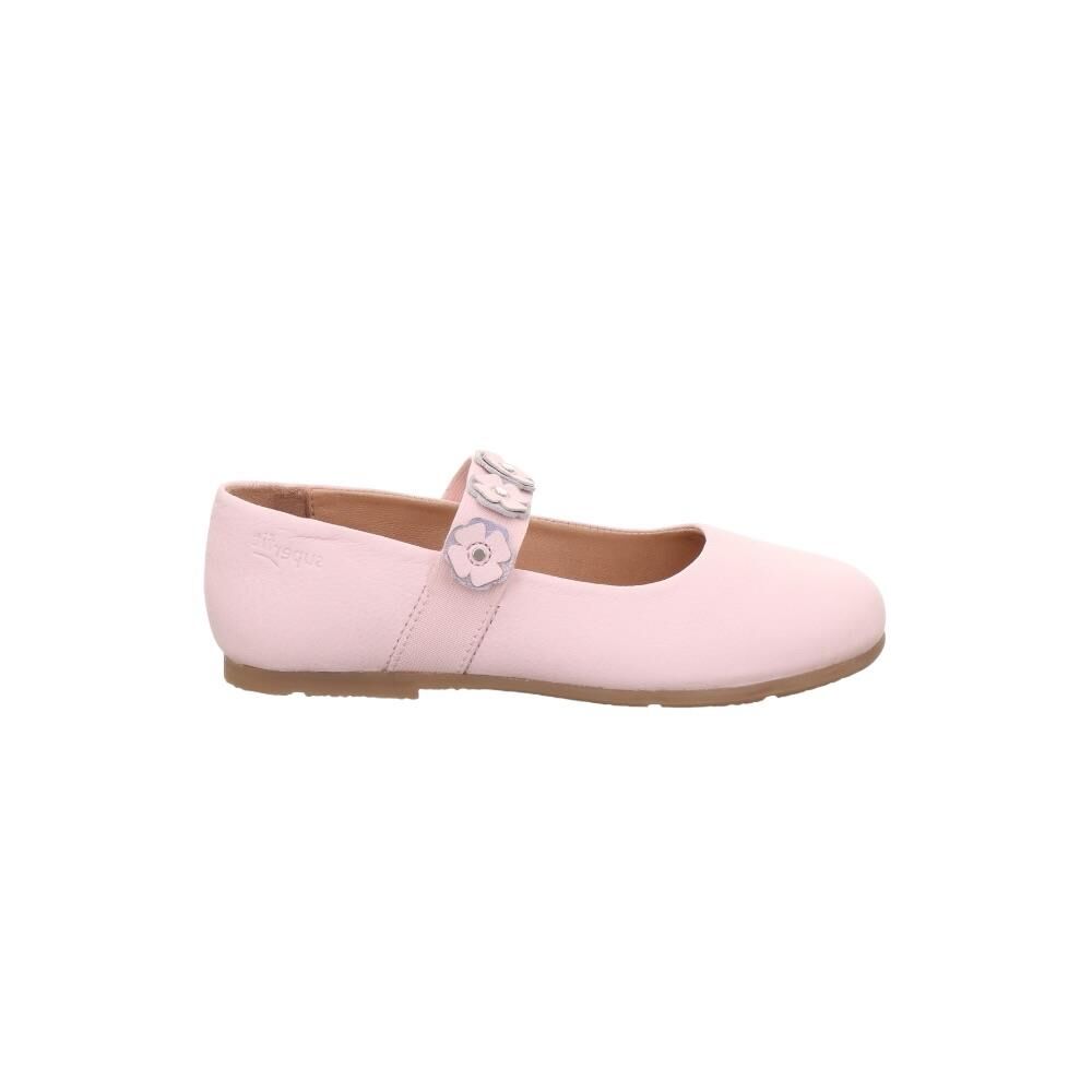 SUPERFIT Flair Ballerina Orta Genişlik Kız Çocuk Lastik Bantlı Babet Ayakkabı 1-001020-1 (26-30) Pudra Deri - 27