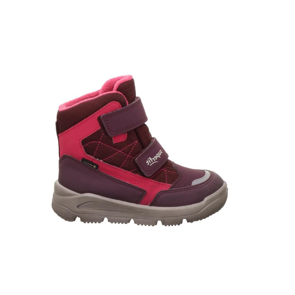 SUPERFIT Mars Medium Gore-Tex Kız Cırtlı Kar Botu 1-009086-1 (25-30) 26 - MOR PEMBE KUMAŞ