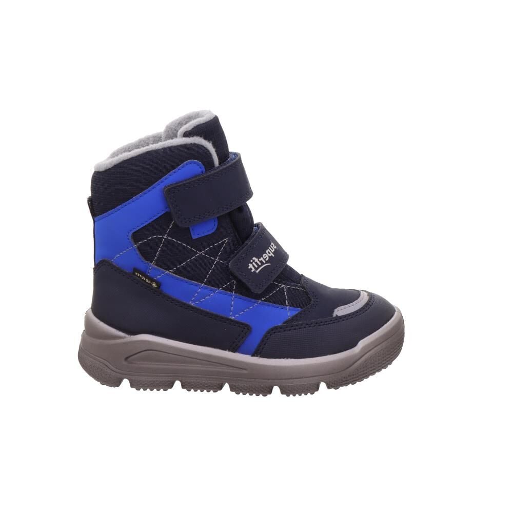 SUPERFIT Mars Medium Gore-Tex Erkek Cırtlı Kar Botu 1-009086-1 (31-35) Lacivert Mavi Kumaş - 35