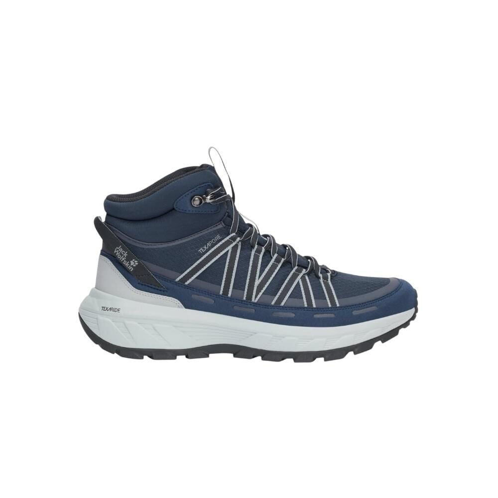 JACK WOLFSKIN Wild Hike Texapore Mid M Büyük Numara Erkek Outdoor Bot A65576 Lacivert Kumaş - 47