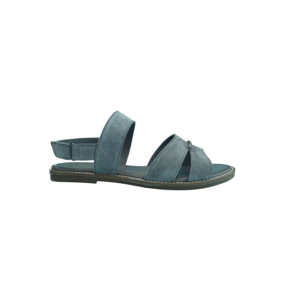 EXTRAFIT Topuksuz Süet Sandalet 7193 40 - ANTRASİT GRİ SÜET