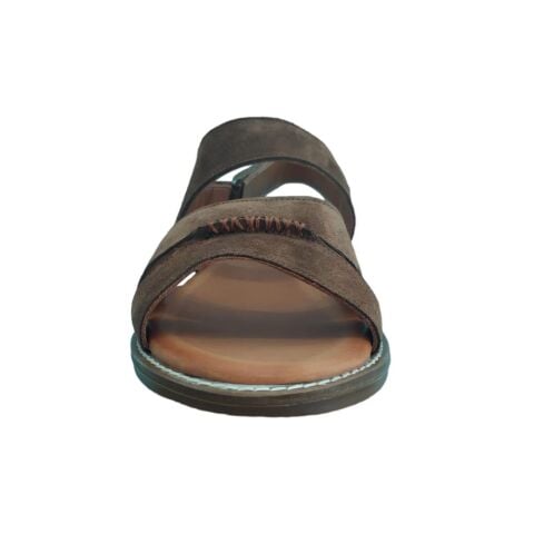 EXTRAFIT Topuksuz Süet Sandalet 7193 Taba Süet - 40