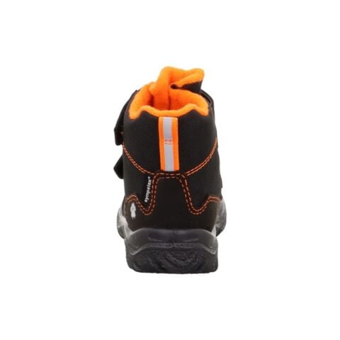 SUPERFIT Husky Orta Genişlik Sympatex Erkek Çocuk Cırtlı Kar Botu 1-006047-2 (24-25) SİYAH TURUNCU KUMAŞ - 24