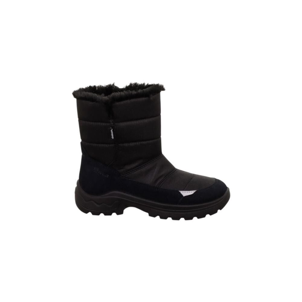 SUPERFIT Aurora Orta Genişlik Sympatex Kız Çocuk Fermuarlı Kar Botu 1-009131-2 (36-42) Siyah Kumaş - 36